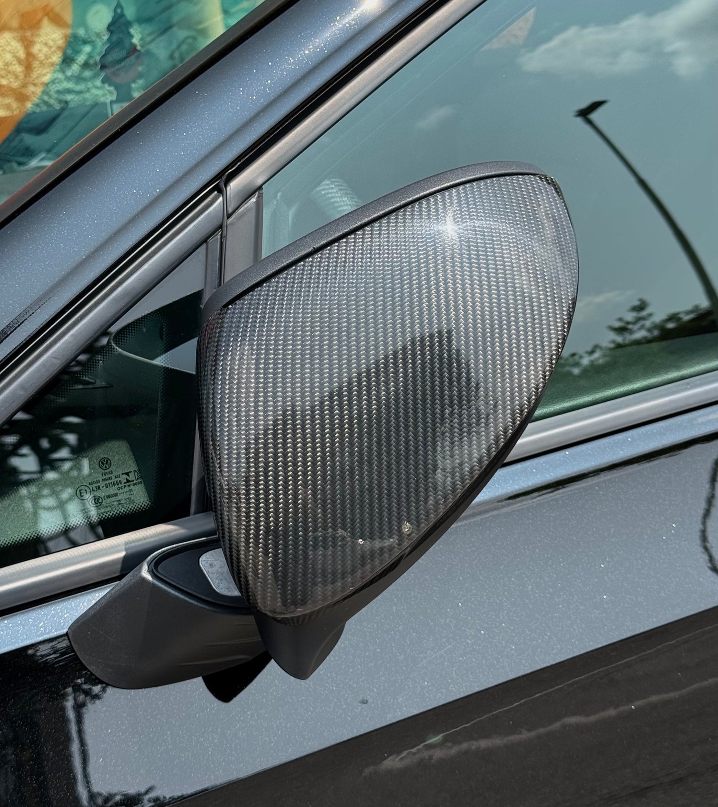 Coppia Calotte Specchio Retrovisore Carbon fiber/Carbon forged per VW Golf MK8