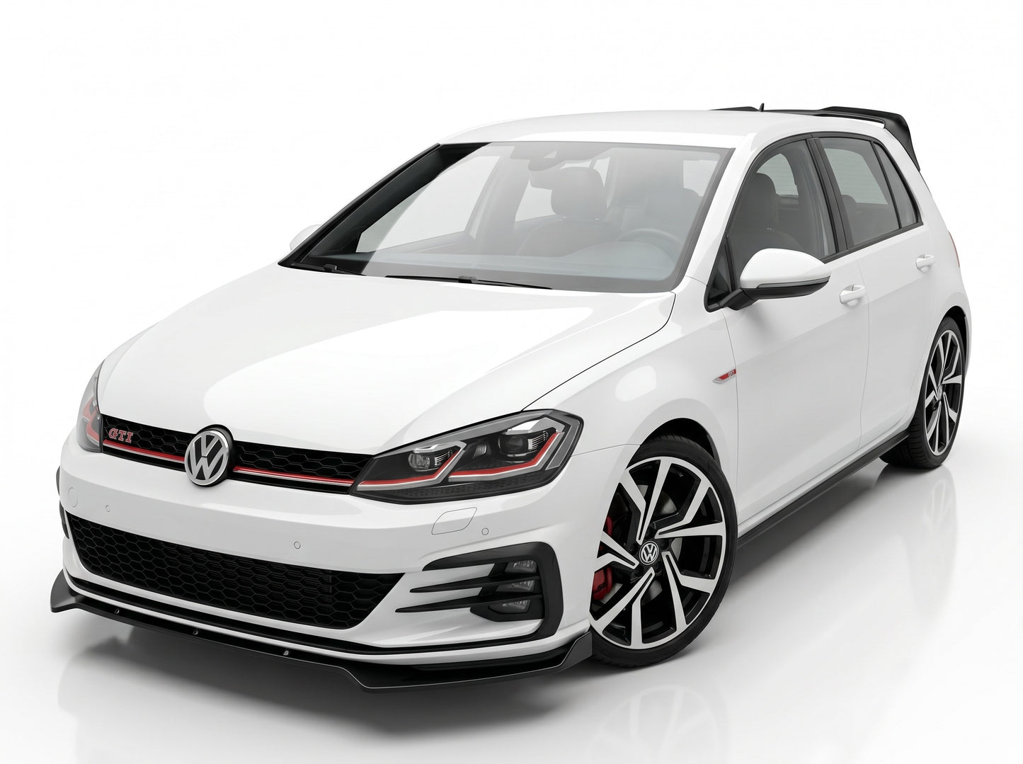 Lama Spoiler Paraurti Anteriore Per Volkswagen Golf MK7 - MK7.5 GTI GTD R R-Line