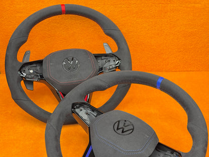 Volante sportivo personalizzato per Volkswagen Golf MK8 - 8.5 / Polo / T-roc / Tiguan (configuralo)