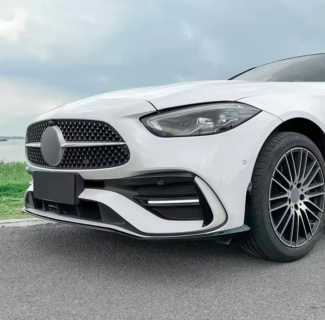 Lama Spoiler Paraurti Anteriore Per Mercedes Classe C W206 (21-24)