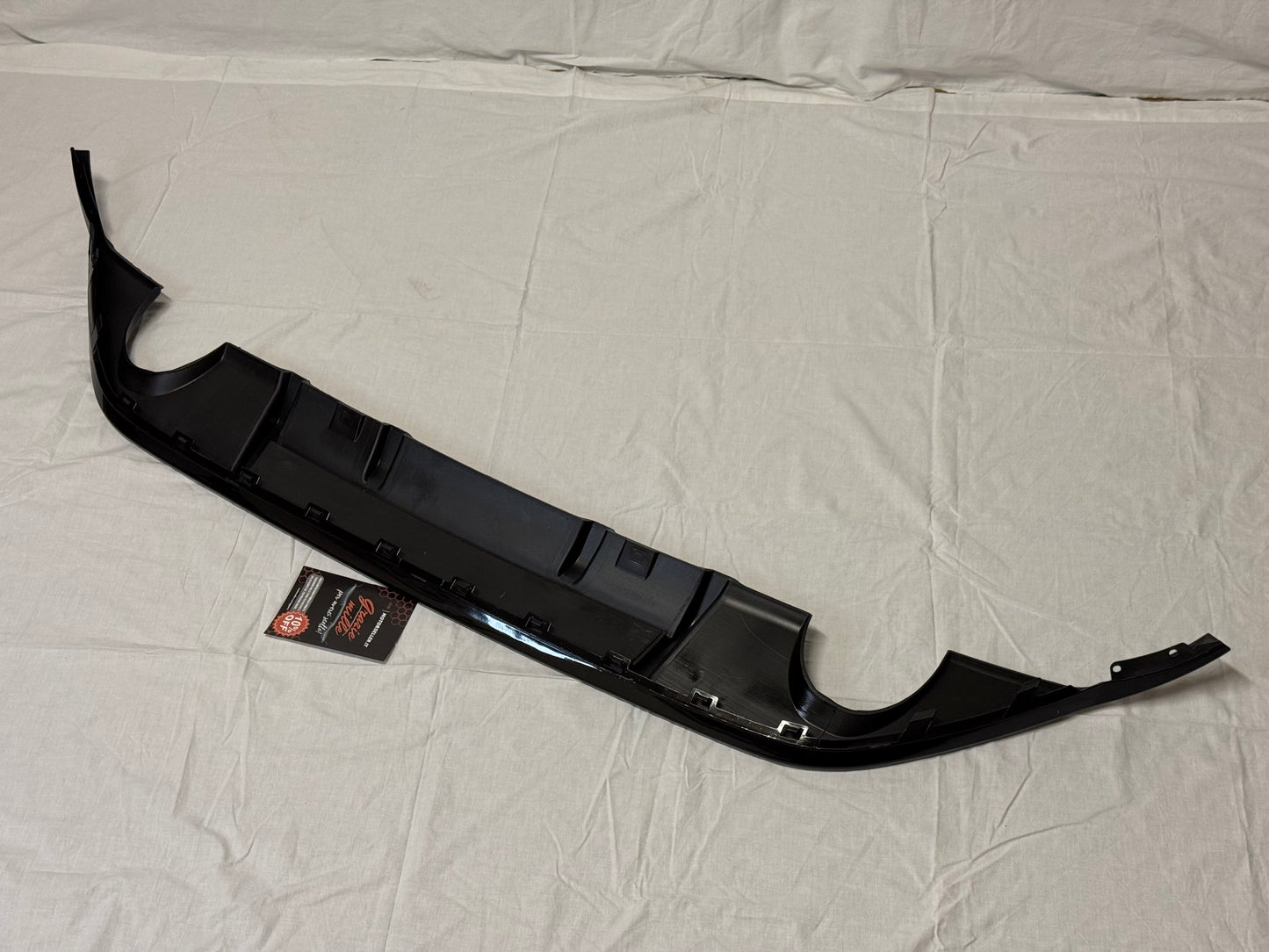 Diffusore Posteriore GTI Look Doppia uscita per VW Golf MK7 Nero lucido(13-16)