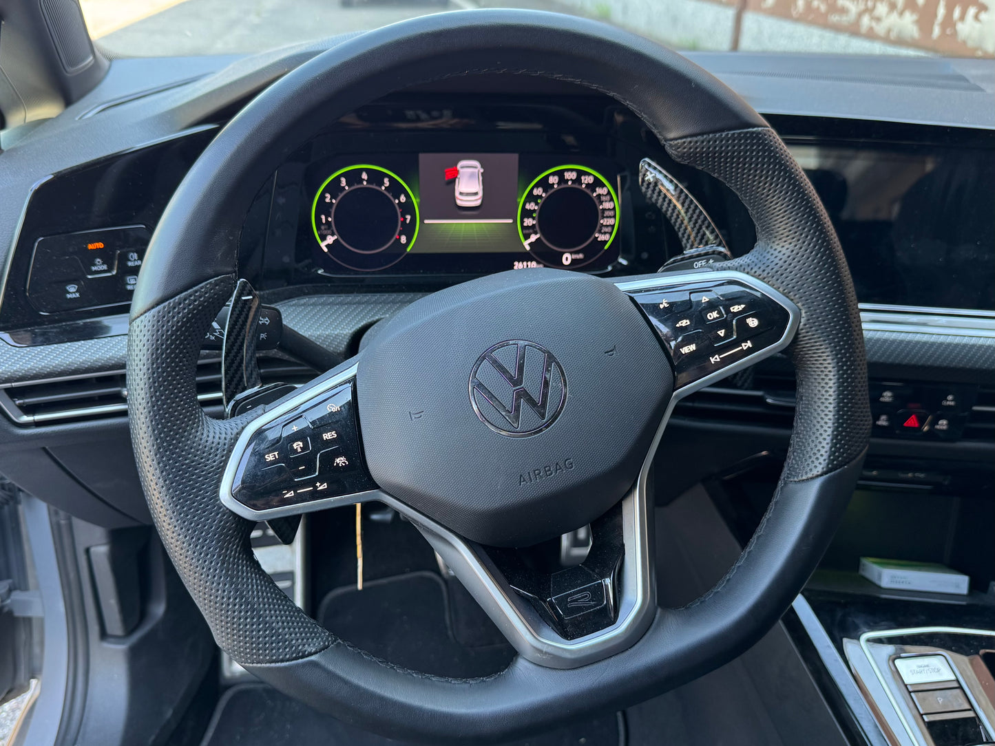 Paddle Volante DSG Carbon Look Palette per VW Golf MK8