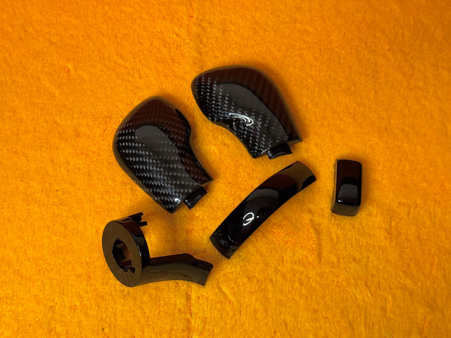 Pomello Cambio DSG Real Carbon Fiber per VW GOLF