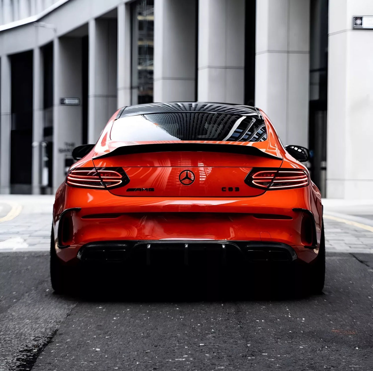Spoiler Posteriore per Mercedes Classe C W205 Coupè (14-21)