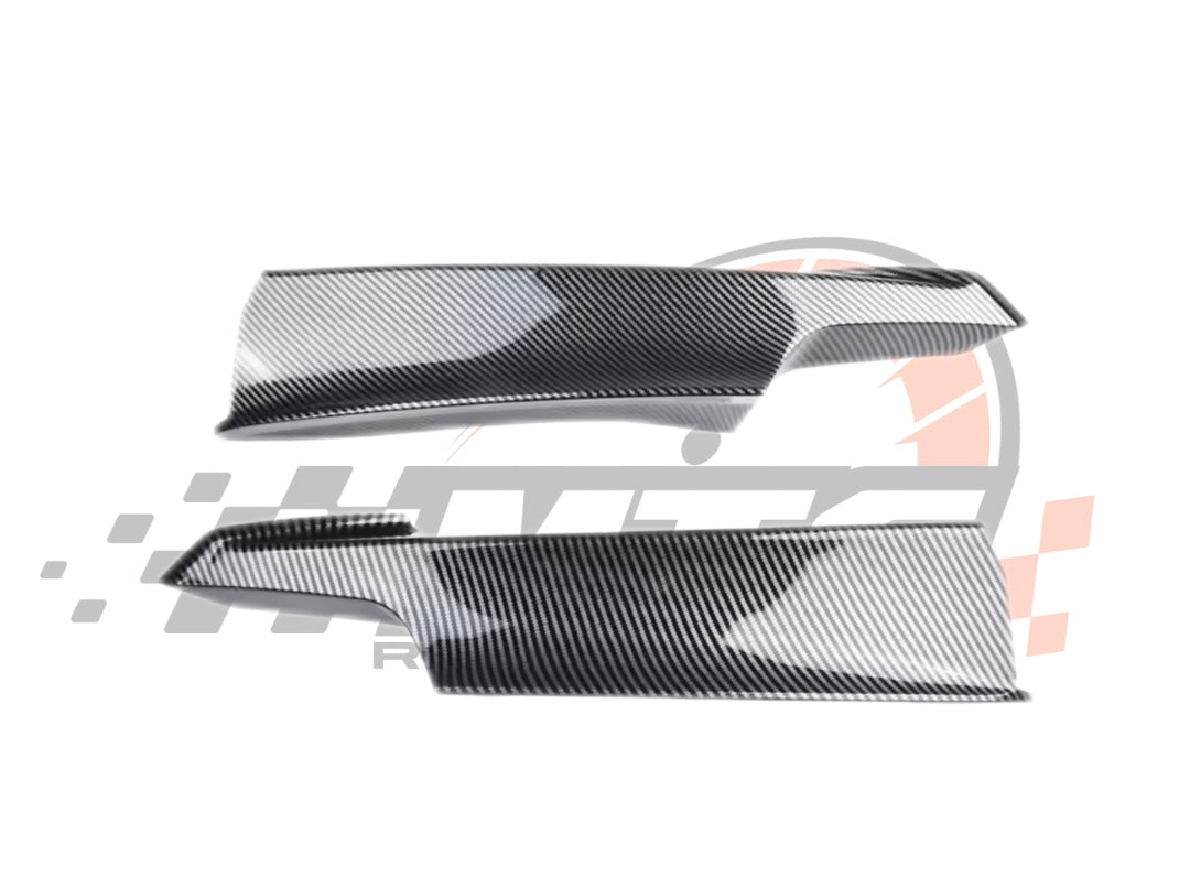 Front lip Paraurti Anteriore Per Bmw 3 F30 Msport Carbon look/Nero lucido(14-19)