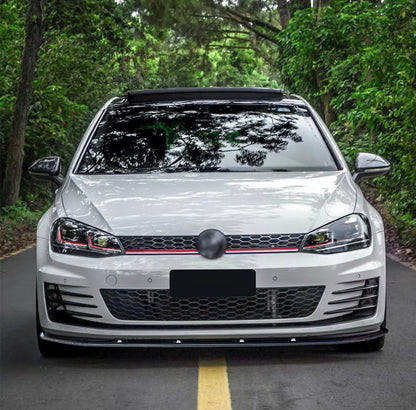 Lama Spoiler Paraurti Anteriore Per Golf 7-7.5-8 GTI GTD R R-Line