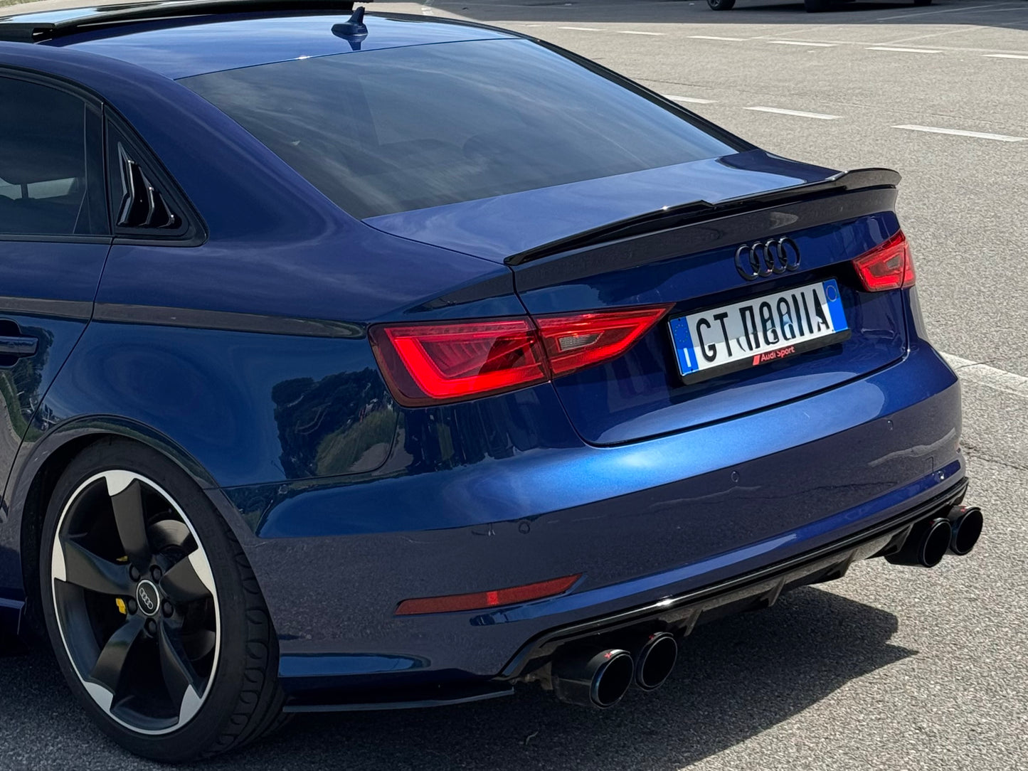 Spoiler Posteriore per AUDI A3 S3 RS3 8V Sedan (13-20)