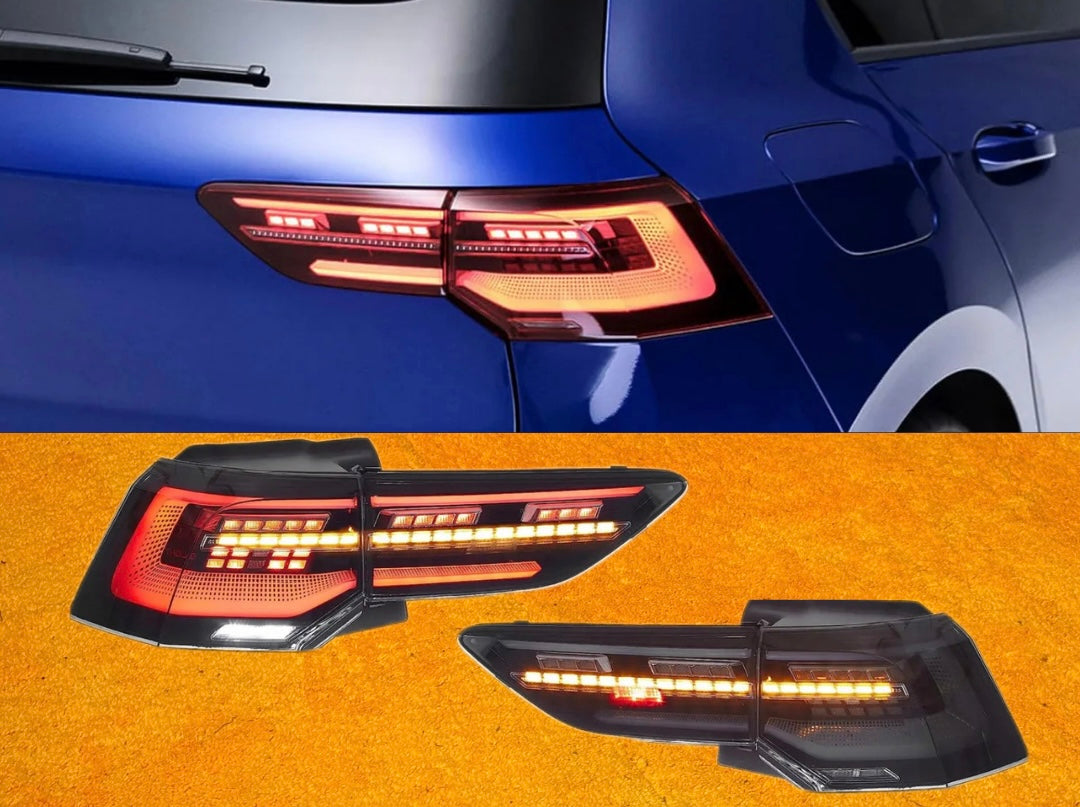 Coppia Fanali Posteriori Dinamici IQ light Fumè per Golf Mk8