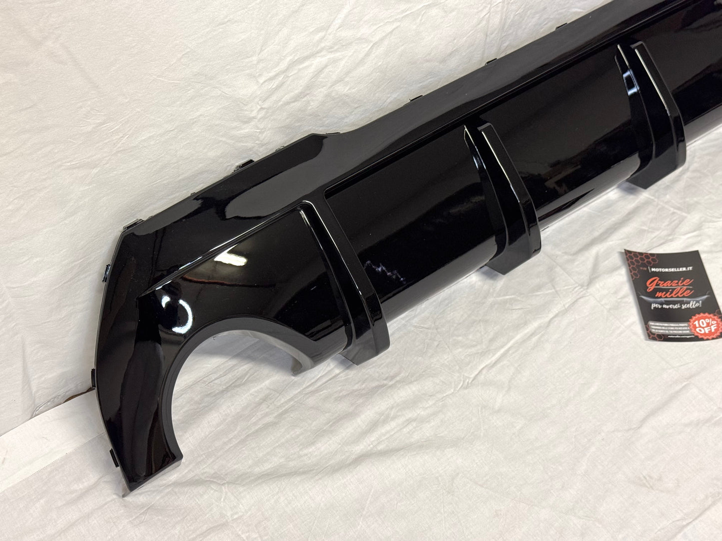 Diffusore Posteriore Stile M per Bmw Serie 1 F40 Nero lucido (20-24)