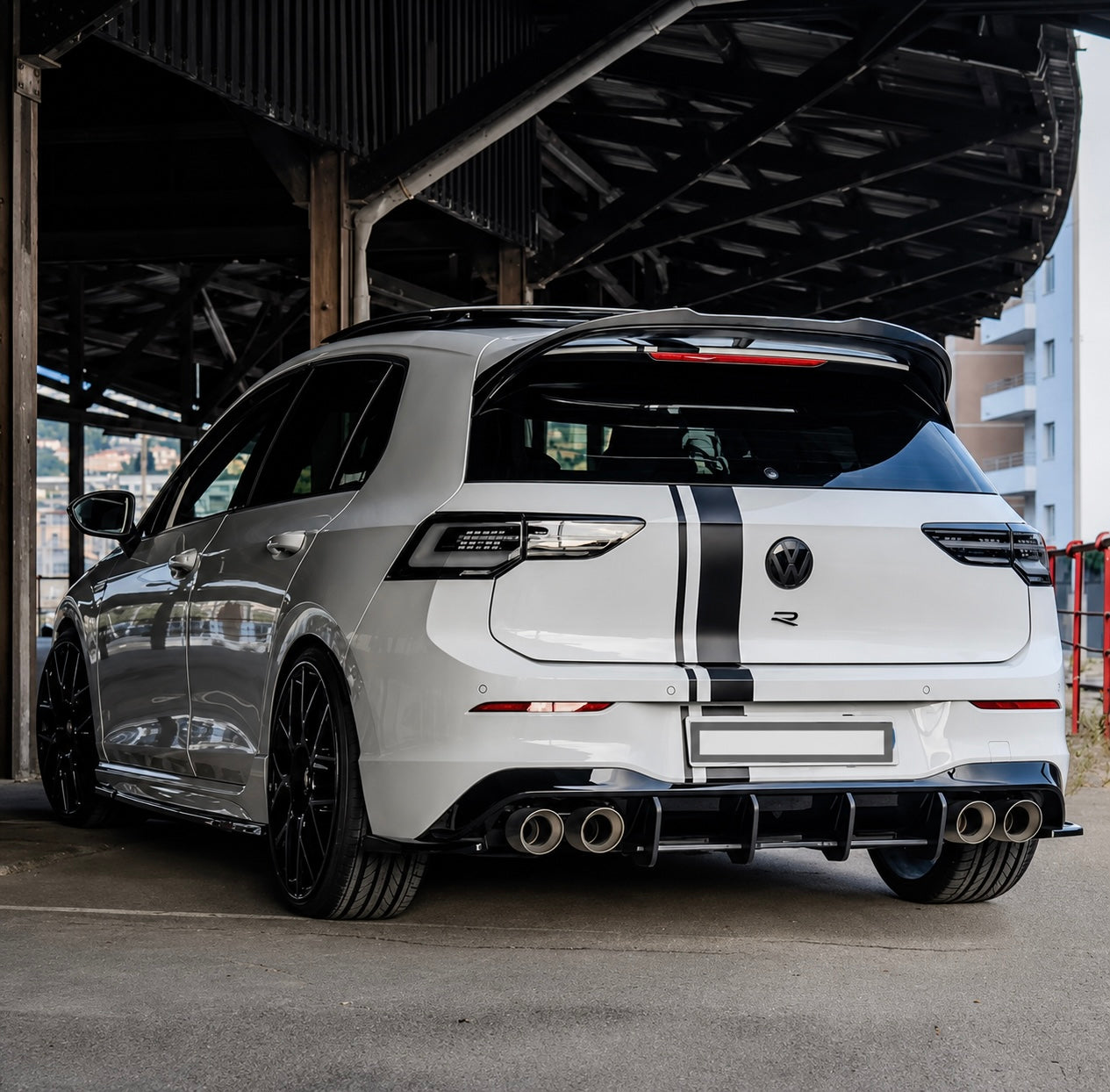 Prolunga spoiler tetto per Volkswagen Golf Clubsport / R MK8 MK8.5 (2020+)