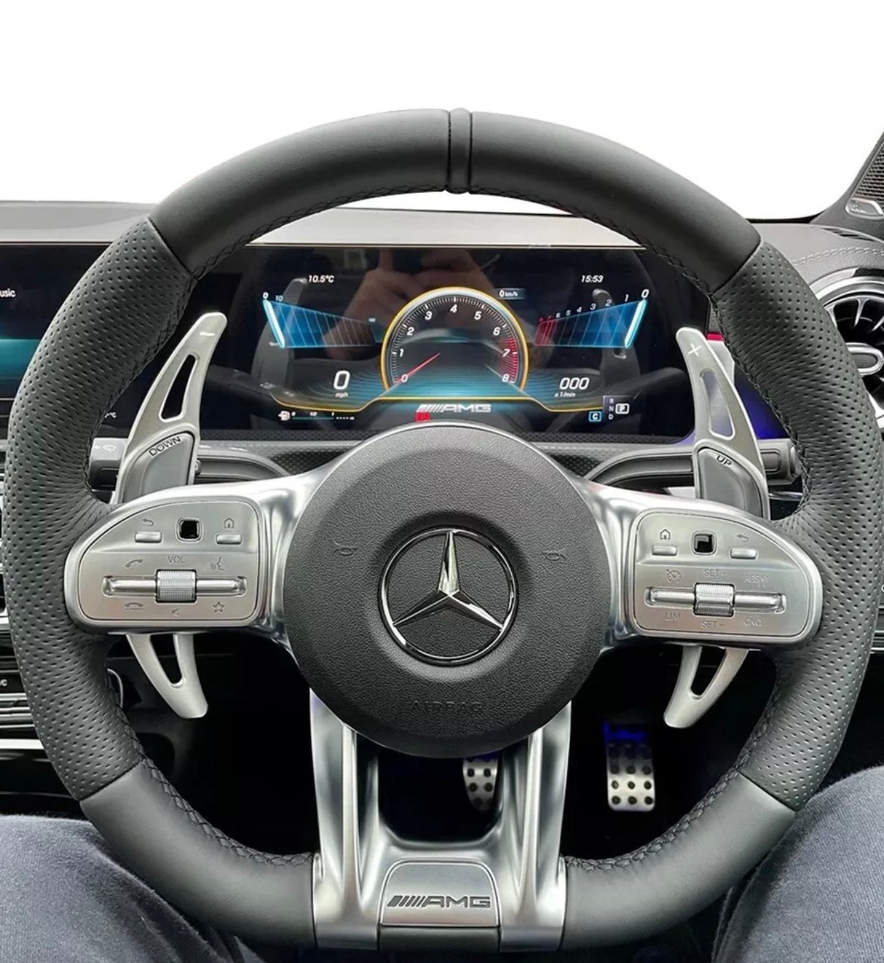 Paddle Volante Palette per Mercedes Classe A CLA C AMG (vari colori)