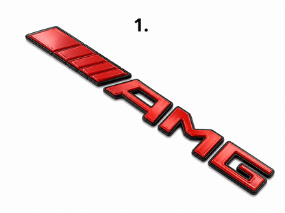 Badge AMG Posteriore per Mercedes Classe A C CLA