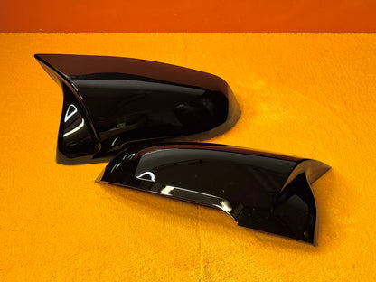 Coppia Calotte Specchio Retrovisore per BMW Serie 1 F40 Nero lucido/Carbon look