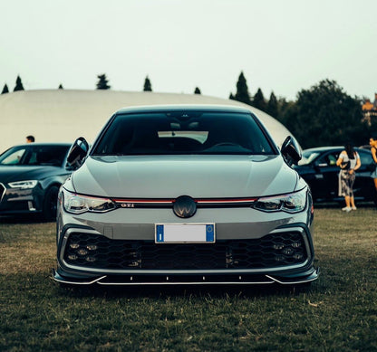 Lama Spoiler Paraurti Anteriore Per Golf MK8 Standard GTI GTD R R-Line
