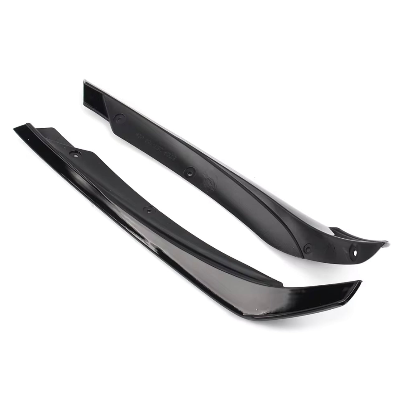 Front lip Paraurti Anteriore Per Mercedes Classe A W176 Nero lucido (15-18)
