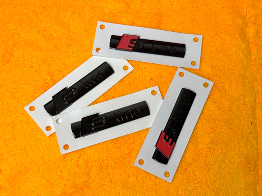 Badge S-LINE per Modelli Audi 2pz (vari colori)