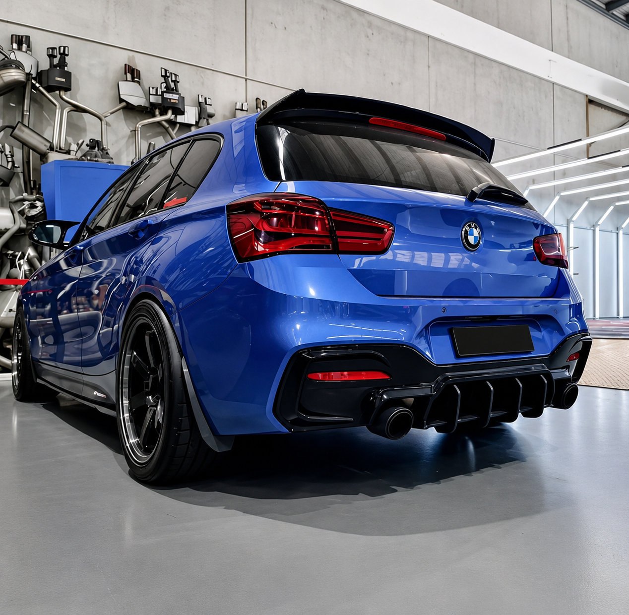Splitter Diffusore Posteriore per Bmw Serie 1 F20 F21 (15-19)