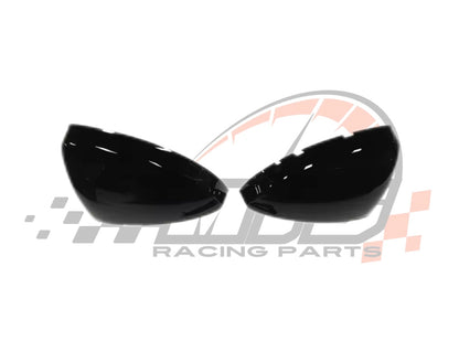 Coppia Calotte Specchio Retrovisore per Audi TT MK3 Nero Lucido/Carbon look (15-24)