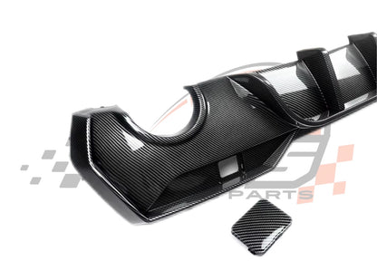 Diffusore Posteriore Stile M per Bmw Serie 4 G22 G23 Carbon look (20-24)