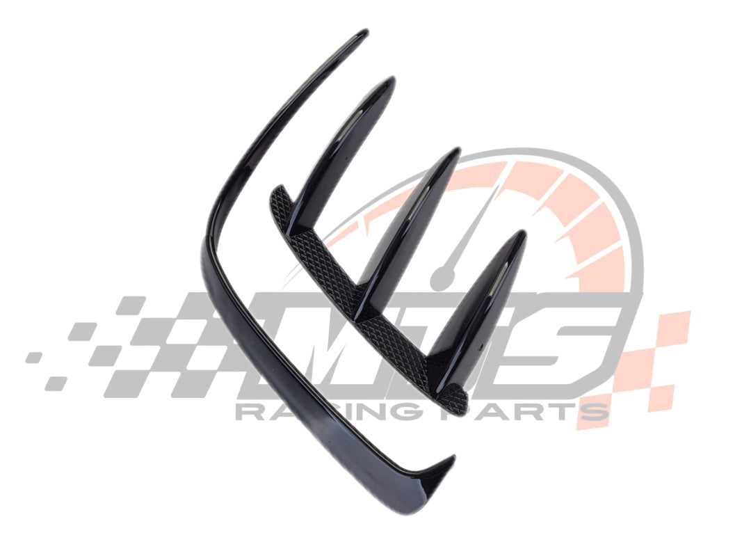 Rear lip Paraurti Posteriore Per Mercedes Classe A W176 Carbon look/Nero lucido (13-18)