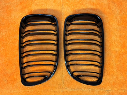 Griglia Anteriore BMW Serie 1 E81 E82 E87 E88 Nero Lucido 2007-2011
