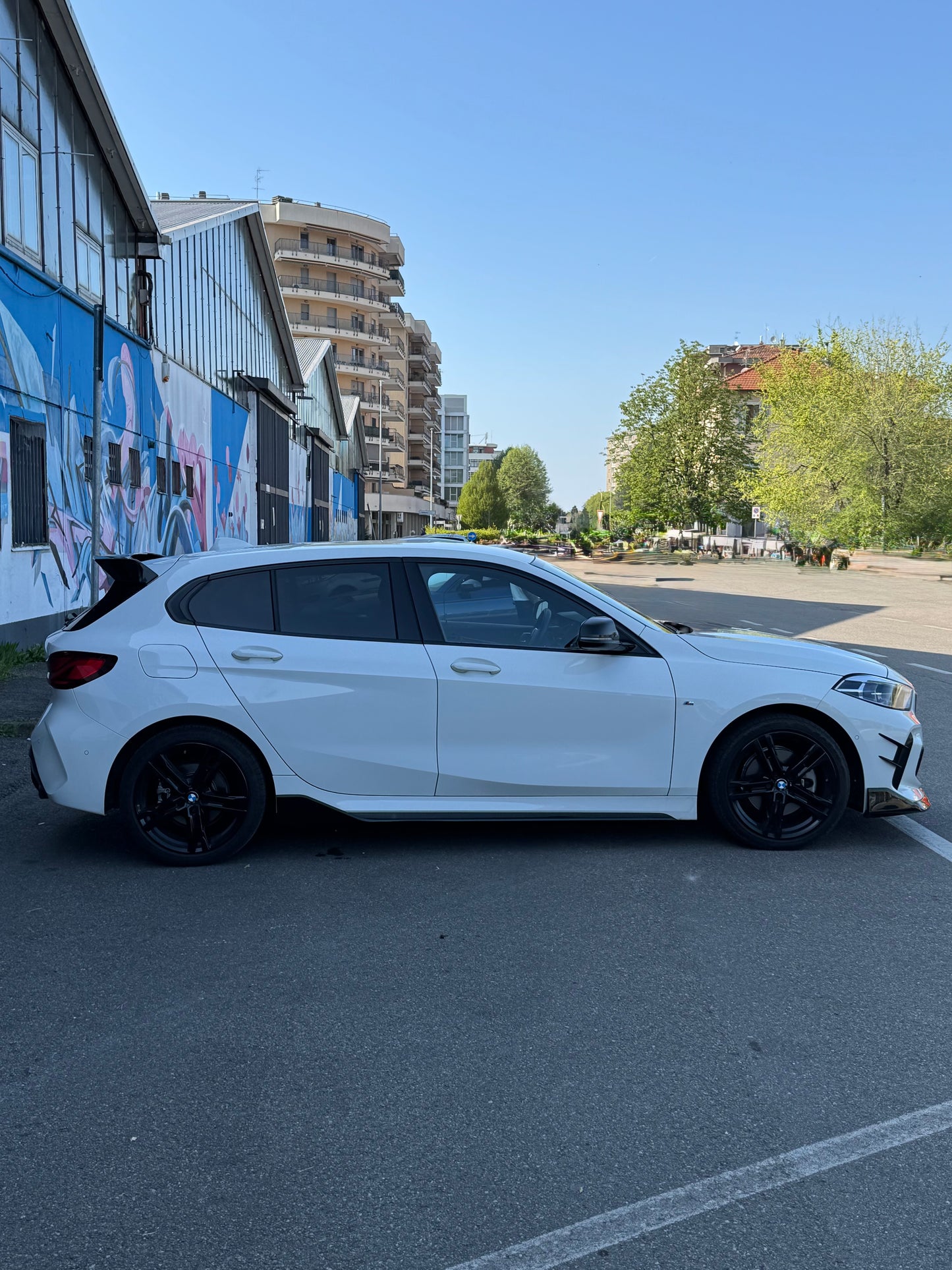Minigonne Laterali Nero Lucido per Bmw 1 F40 (20-24)