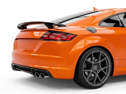 Spoiler posteriore nero lucido per Audi TT MK3 (15-23)