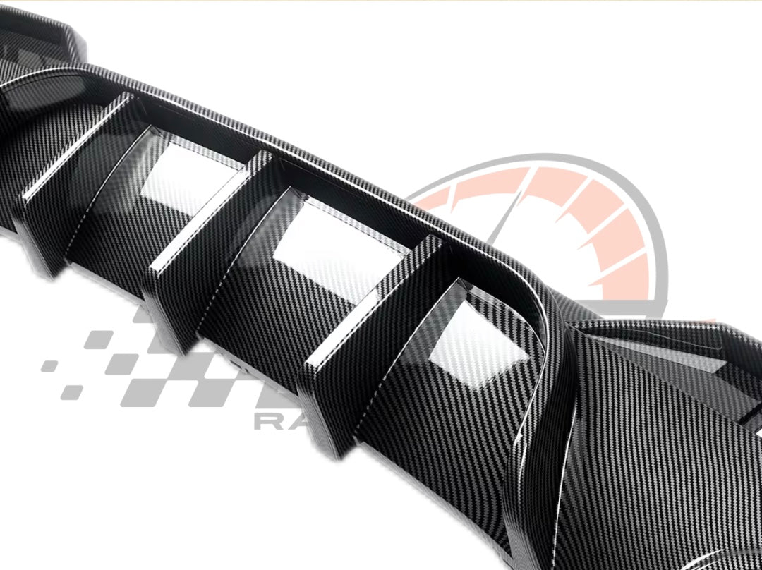 Diffusore Posteriore Stile M per Bmw Serie 4 G22 G23 Carbon look (20-24)