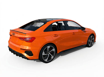 Diffusore posteriore doppia uscita Apex Design per Audi A3 8Y Sedan S3 S-Line (2020-2024)