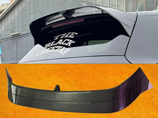 Spoiler Clubsport Posteriore Real Carbon Fiber per VW Golf MK8