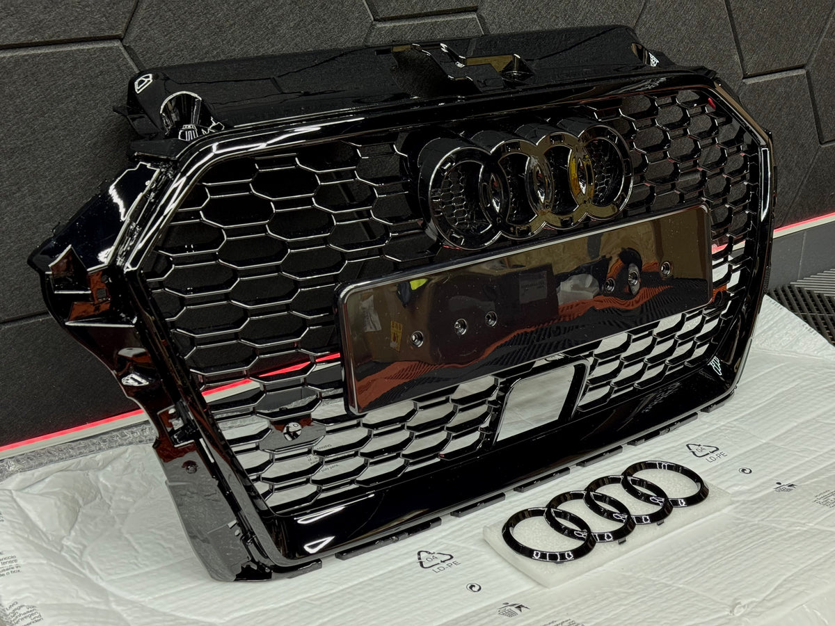 Griglia Anteriore RS look per Audi A3 8V Radar (17-20)