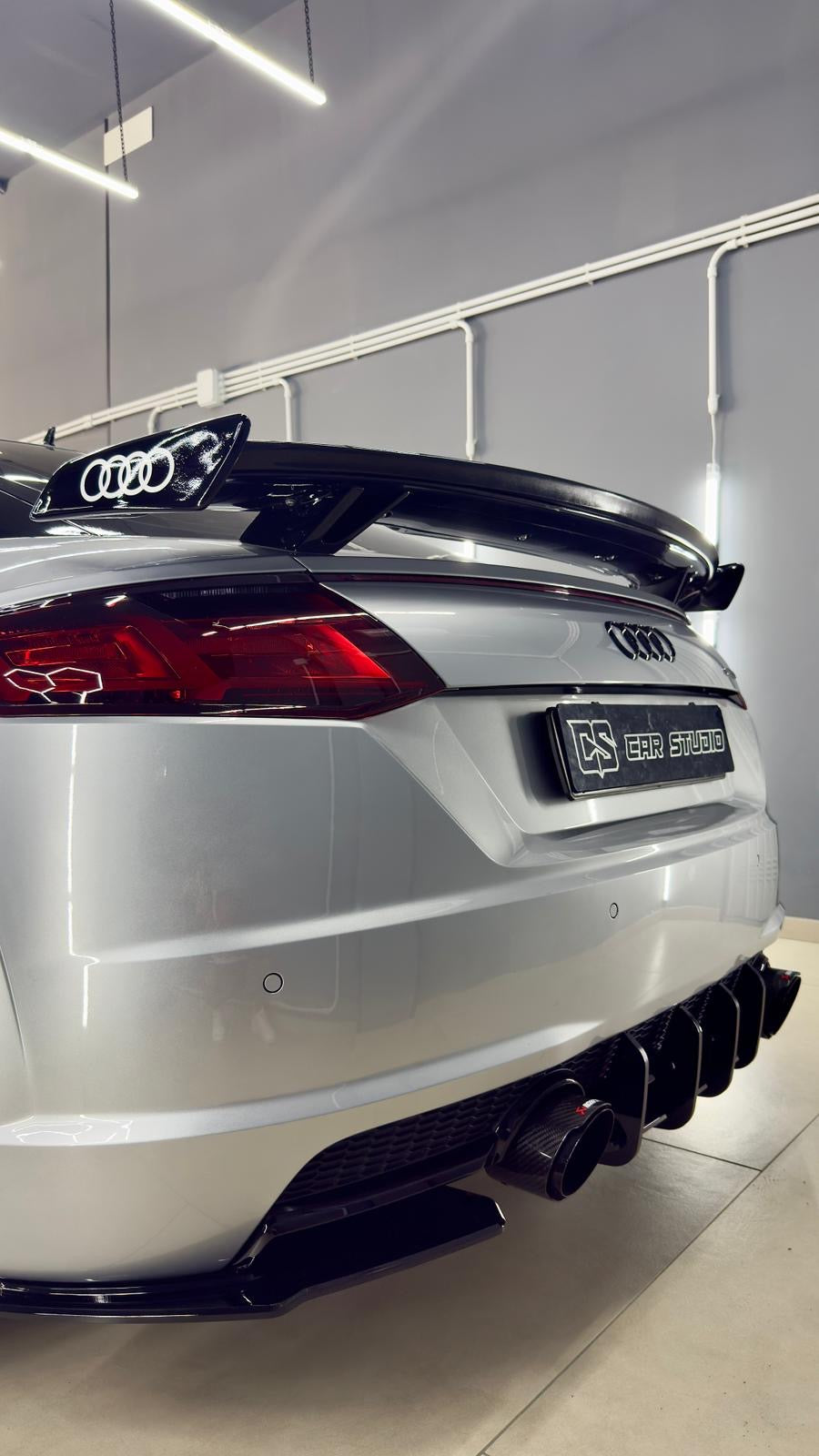 Terminale Singolo Scarico Auto Universale AK