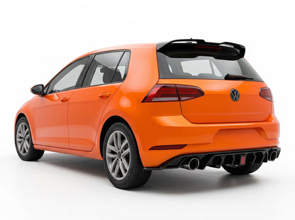 Diffusore Posteriore TCR Look con Stop a led per Volkswagen Golf MK7.5 GTI GTD R (17-20)