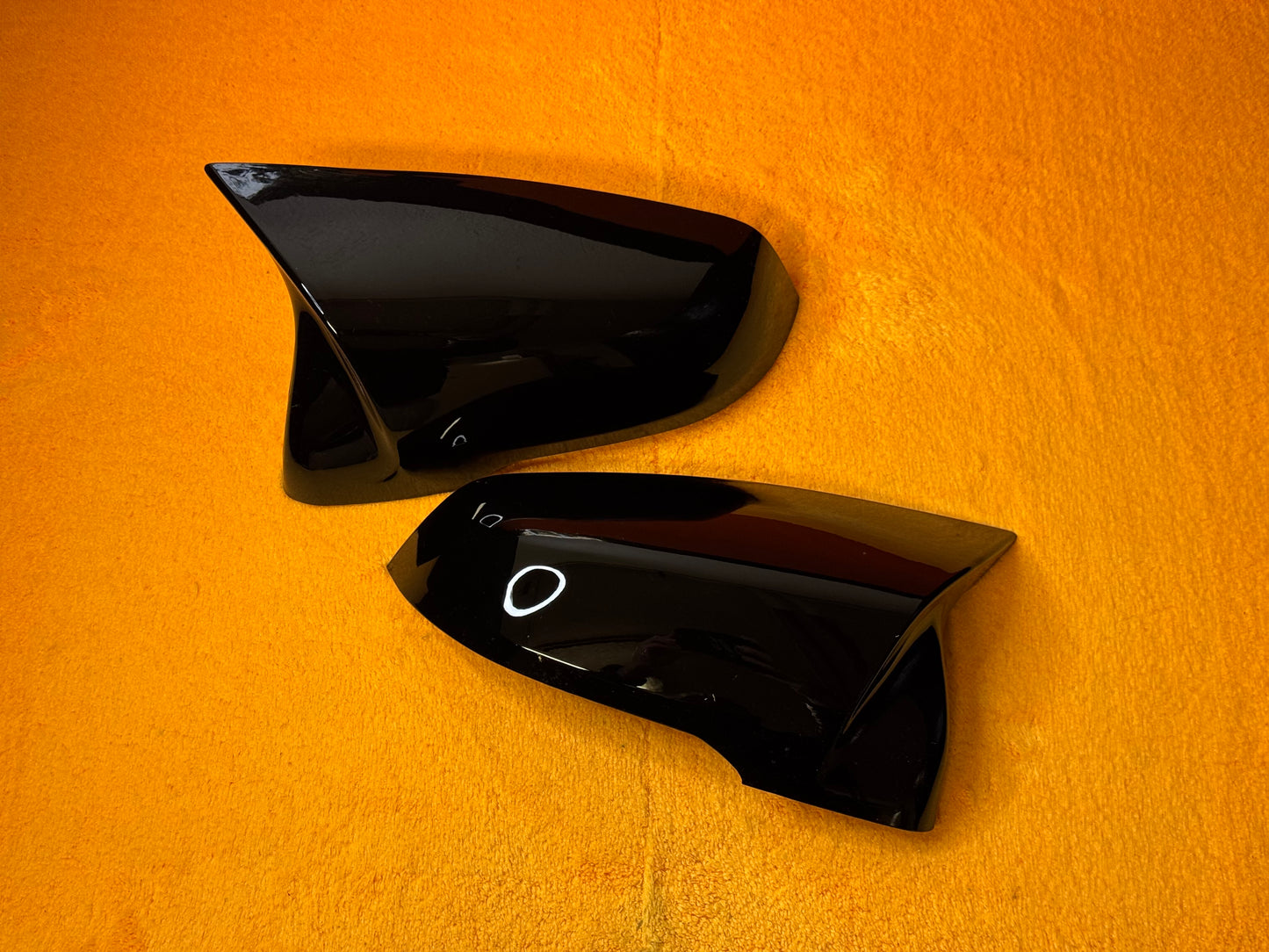 Coppia Calotte Specchio Retrovisore per BMW Serie 1 F40 Nero lucido/Carbon look