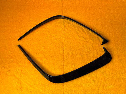 Rear lip Paraurti Posteriore Per Mercedes Classe CLA C117 Nero lucido/Carbon look (13-18)