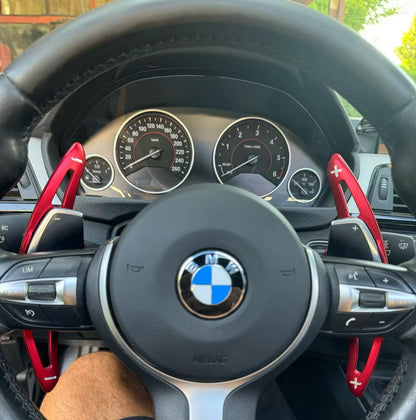 Paddle Volante Carbon Look - Vari colori Palette per Bmw 1 2 3 4 5 serie F