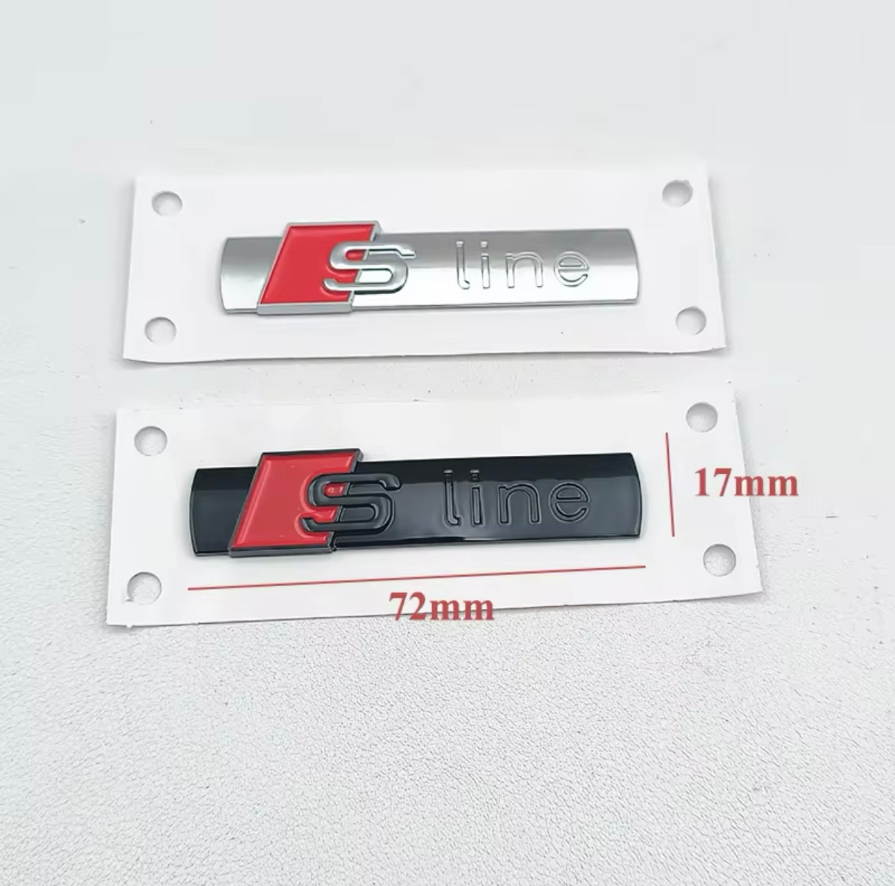 Badge S-LINE per Modelli Audi 2pz (vari colori)
