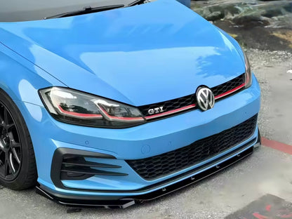 Lama Spoiler Paraurti Anteriore Per Golf 7 - 7.5 GTI GTD R R-Line