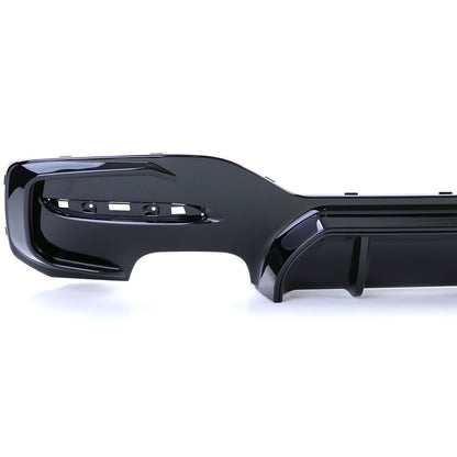 Diffusore Posteriore Stile M per Bmw Serie 1 F20 F21 Nero lucido (15-19)