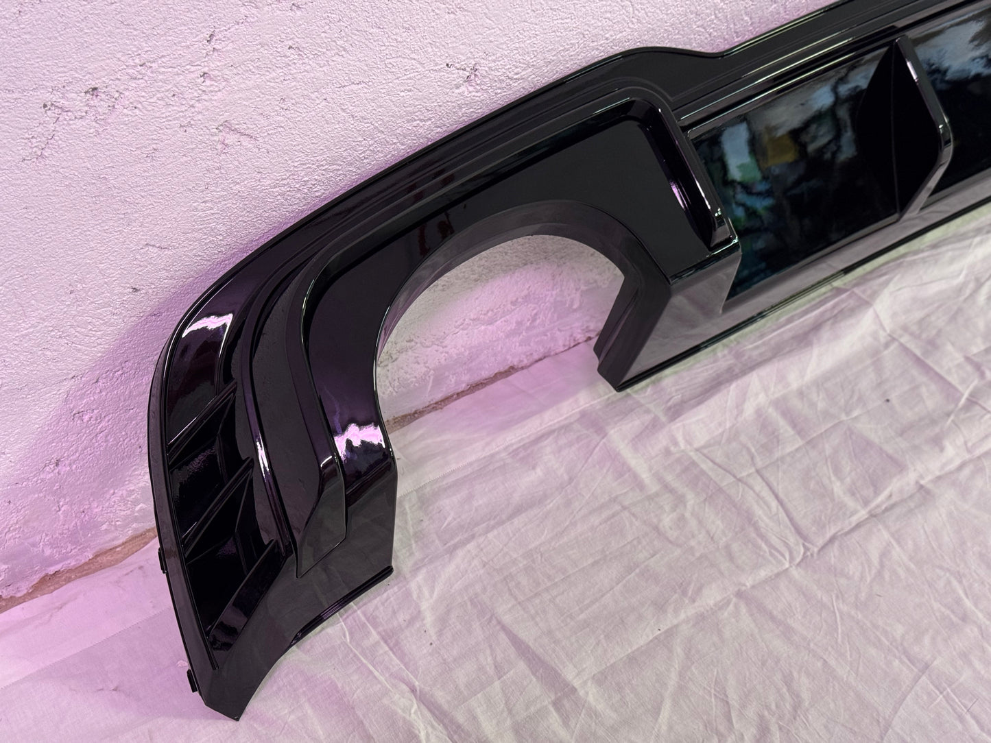 Diffusore Posteriore Doppia uscita per Audi A3 8V Sline S3(17-20)