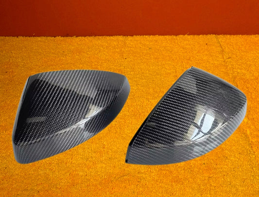 Coppia Calotte Specchio Retrovisore Carbon fiber/Carbon forged per VW Golf MK7-7.5