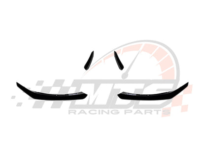 Front lip Paraurti Anteriore Per Mercedes Classe CLA C117 CLA35/45 Nero lucido(16-18)