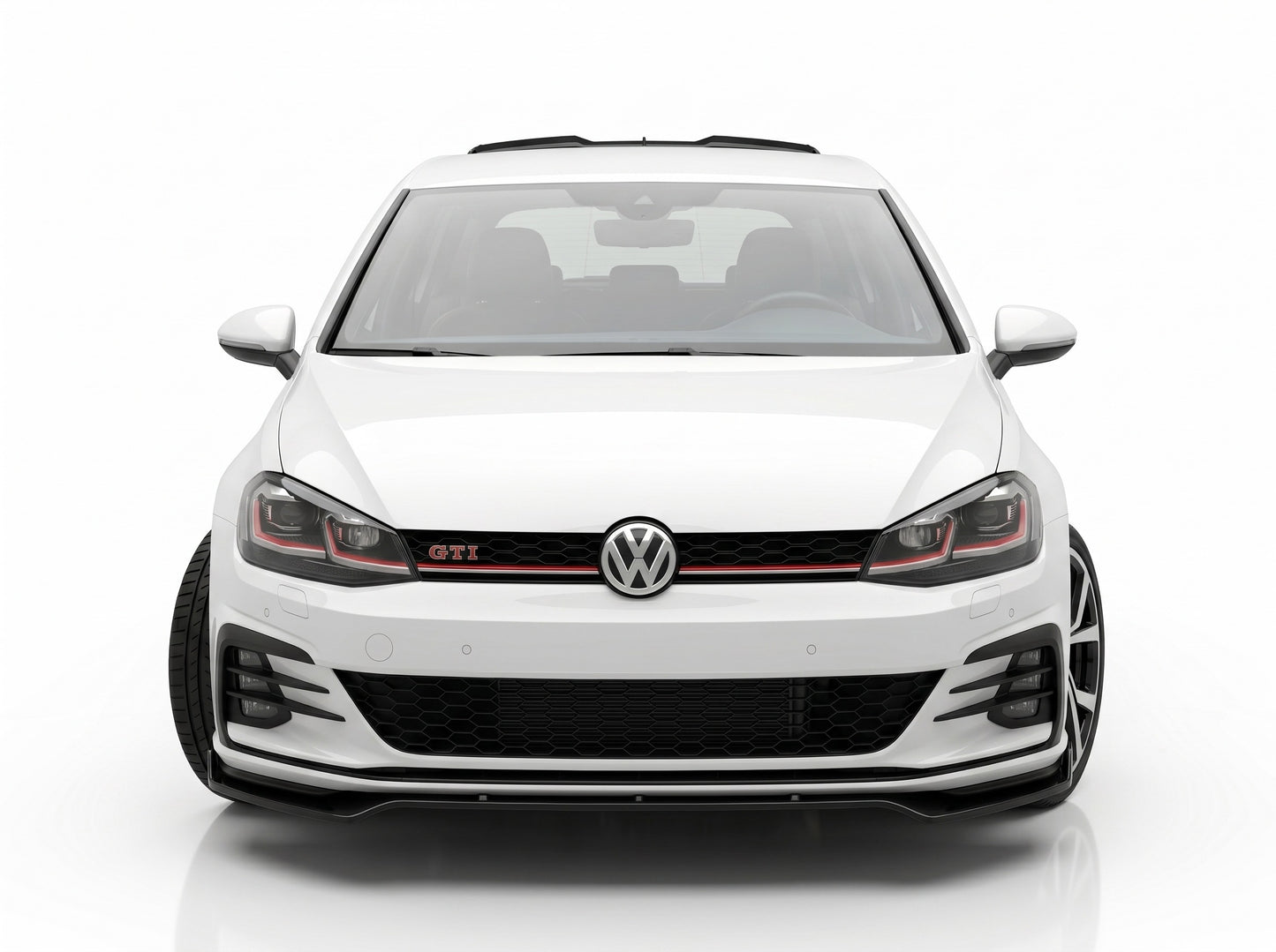 Lama Spoiler Paraurti Anteriore Per Volkswagen Golf MK7 - MK7.5 GTI GTD R R-Line