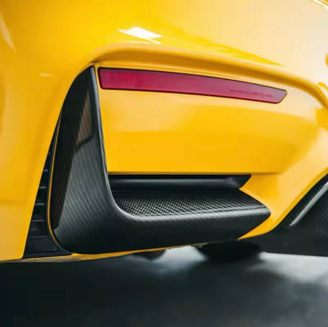 Rear lip Paraurti Posteriore Per Bmw M3 F80 M4 F82 Carbon look/Nero lucido