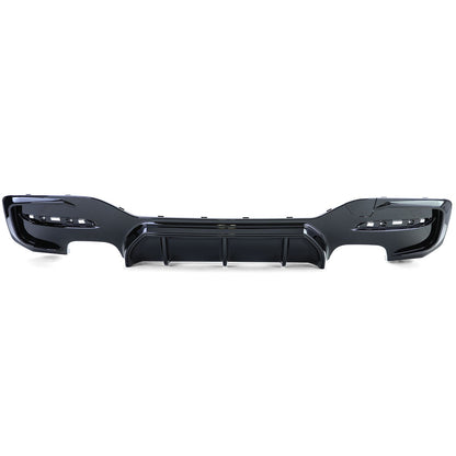 Diffusore Posteriore Stile M per Bmw Serie 1 F20 F21 Nero lucido (15-19)
