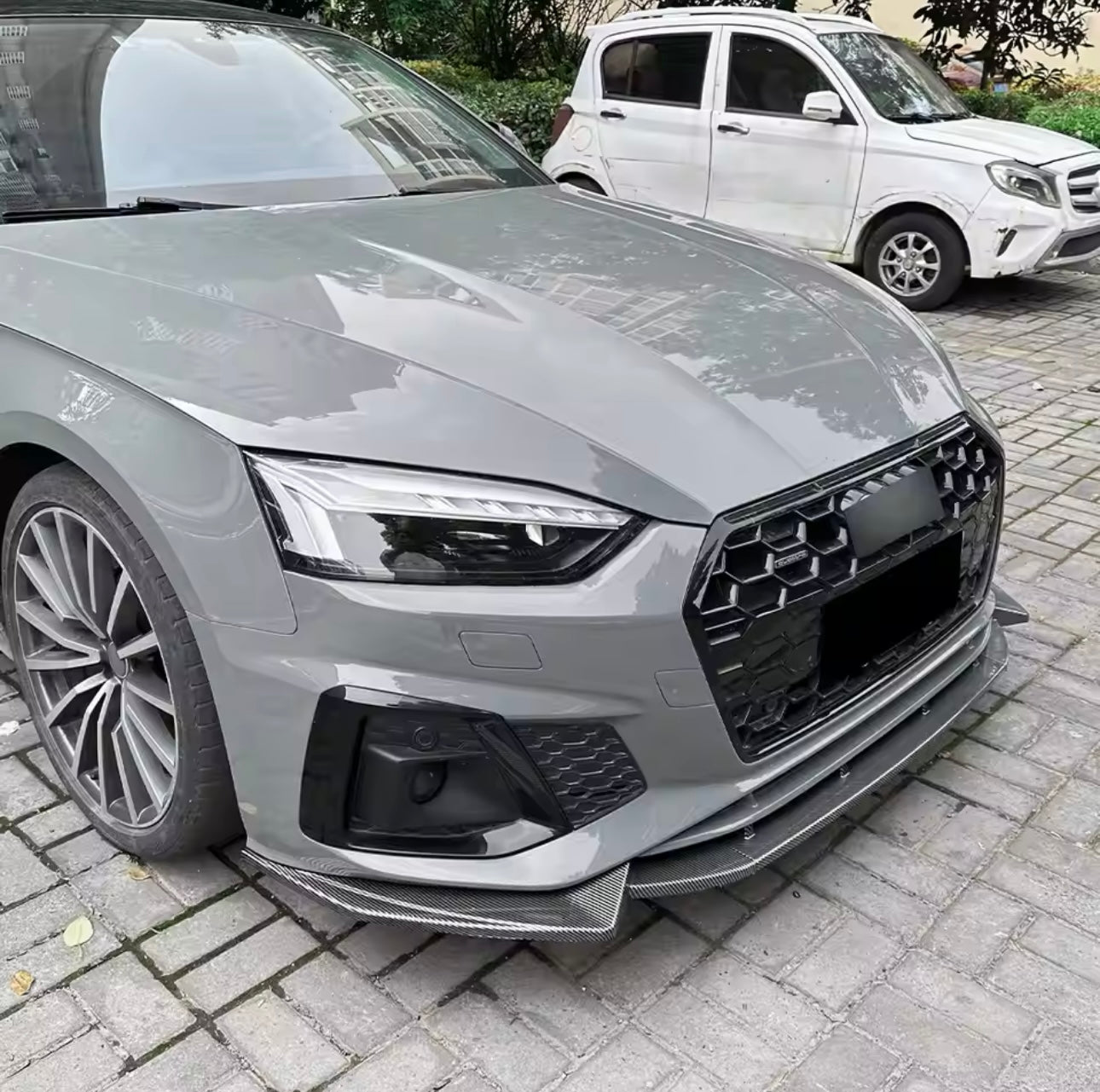 Lama Spoiler Paraurti Anteriore Per Audi A5 S5 S-line F5(20-24)