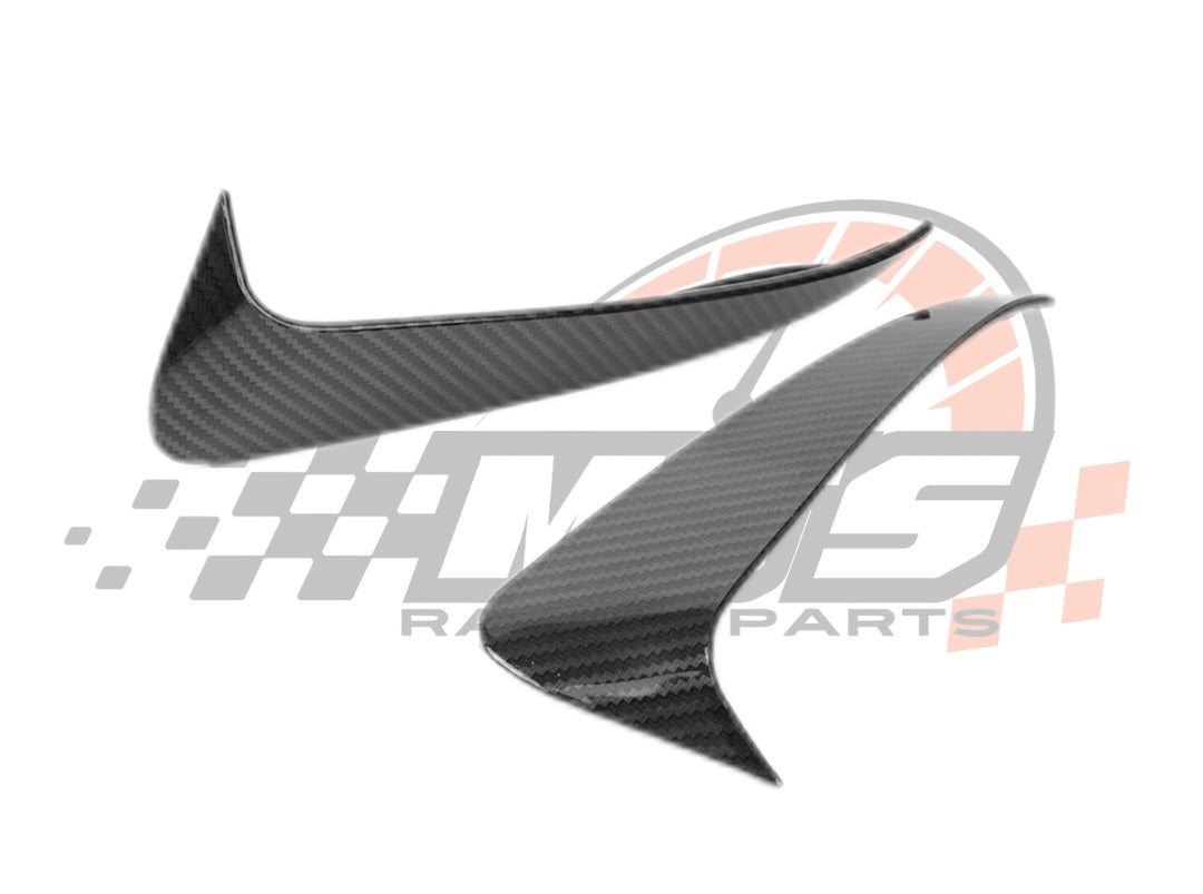 Rear lip Paraurti Posteriore Per Mercedes Classe C W205 Nero lucido/Carbon look (14-21)