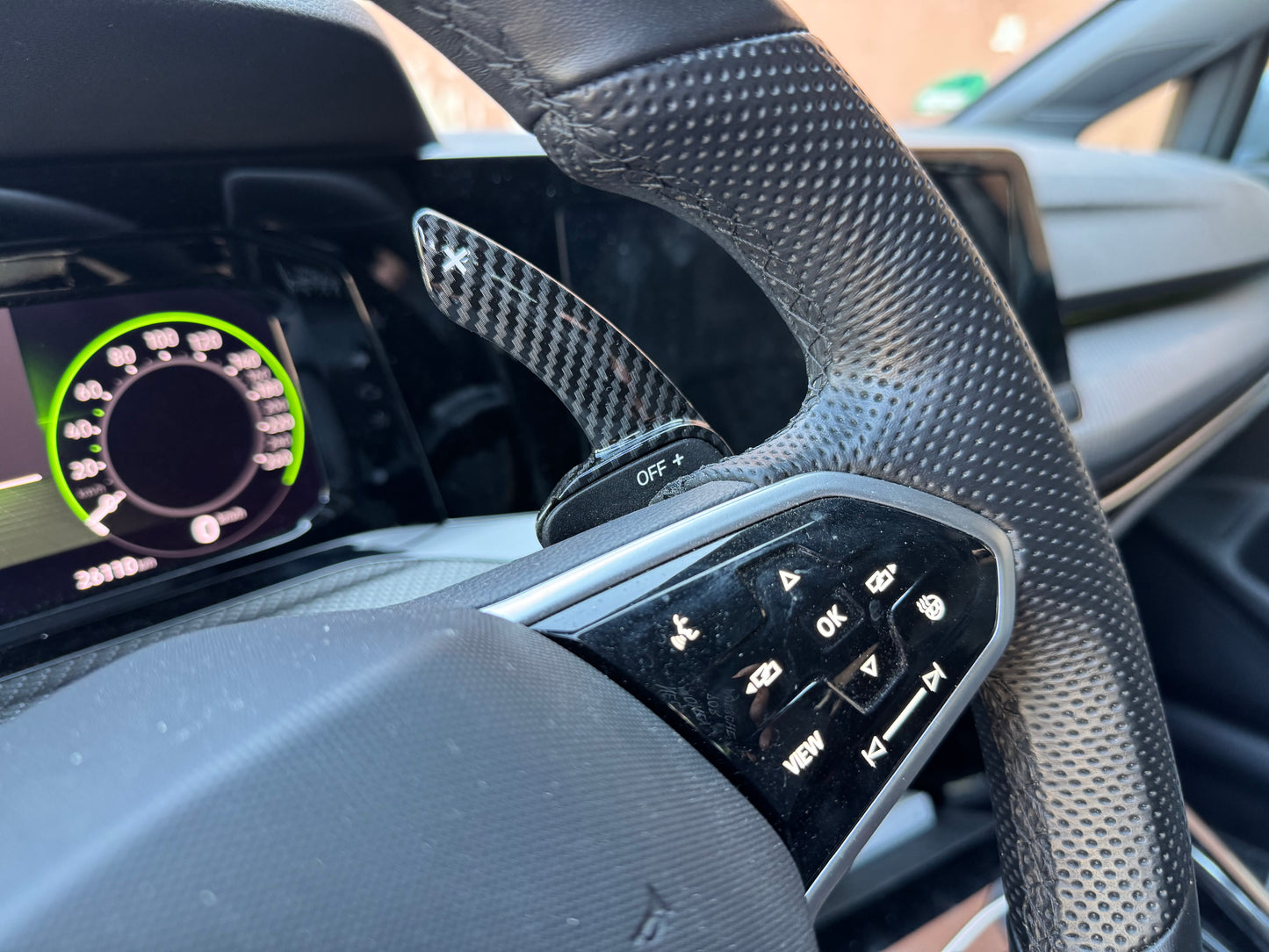 Paddle Volante DSG Carbon Look Palette per VW Golf MK8