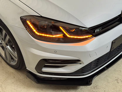 Coppia Fanali Anteriori Dinamici Full Led Fumè per VW Golf MK7 MK7.5
