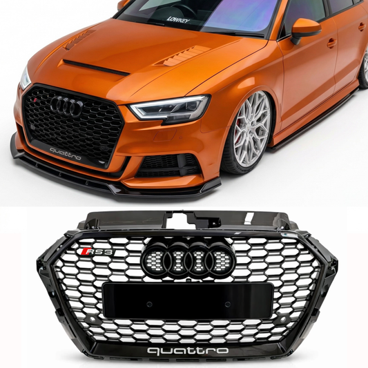 Griglia Anteriore RS look per Audi A3 8V No Radar (17-20)